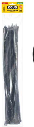TIRRAP COVO 7.6X450MM 25UND  NYLON NEGRO 7-473