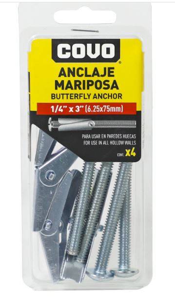 RAMPLUG COVO 1/4 X4UND MARIPOSA 5-687