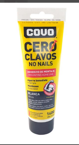 CERO CLAVOS COVO 140GR SELLANTE ACRILICO 8-164
