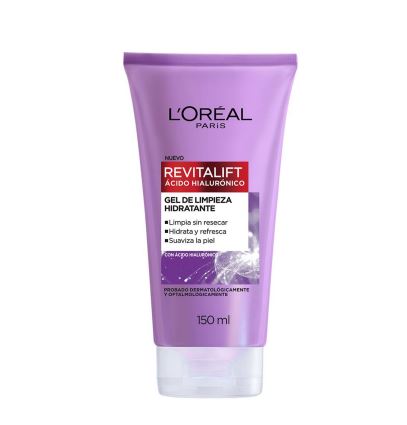 GEL LIMPIADOR LOREAL RVT 150ML A.HIALURONICO