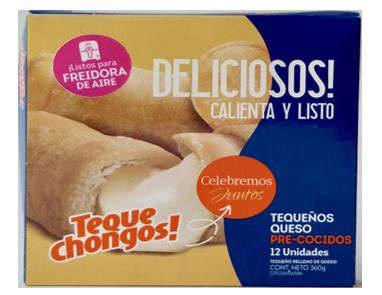 TEQUEÑOS TEQUECHONGOS 12UND PREC QUESO