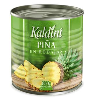 PIÑA KALDINI 850GR EN RODAJAS