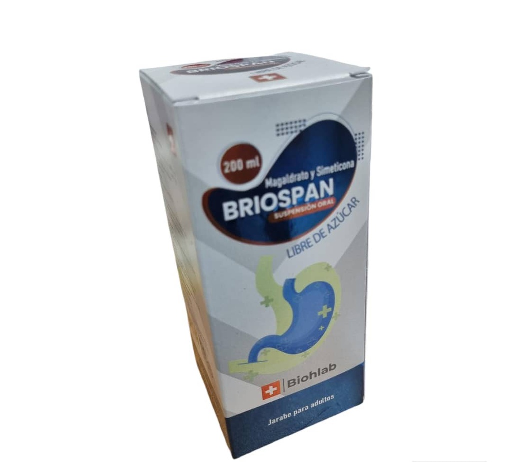 BRIOSPAN JBE 800MG 60MG X 200ML BIOHLAB