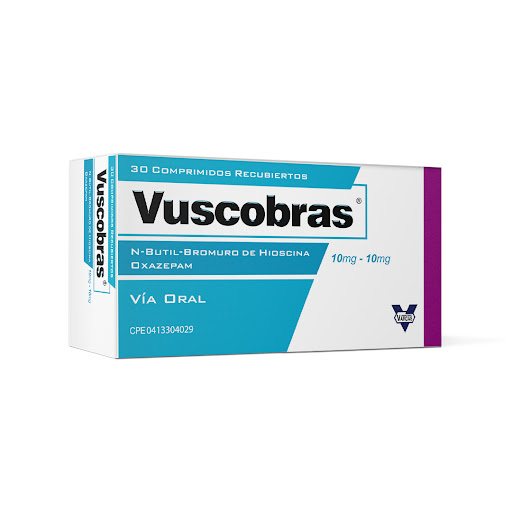VUSCOBRAS 10MG 10MG X 30COMP VARGAS PSICOTROPICO
