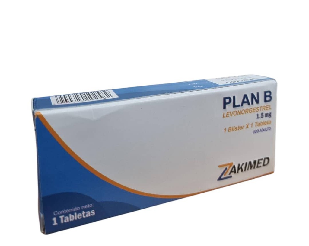PLAN B LEVONOGESTREL 1,5MG X 1TABL ZAKIMED