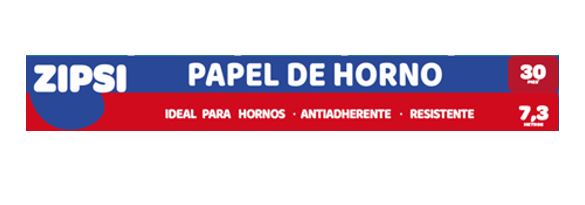 PAPEL DE HORNO ZIPSI 7,3MTRS  30FT