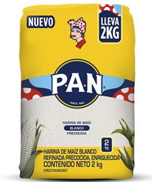 HARINA DE MAIZ PAN 2KG BLANCA 