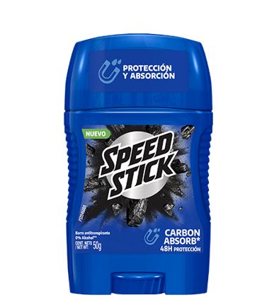 DESOD SPEED STICK 45GR CARBON ABSORB