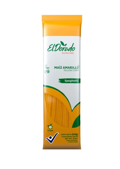 PASTA DE MAIZ EL DORADO 250GR SPAGHETTI S/G