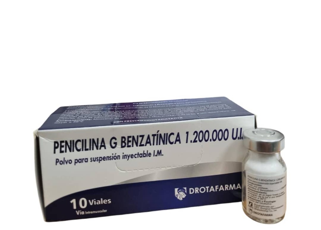 PENICILINA G BENZATINICA 1200000 UI X 1AMP IM DROTAFARMA