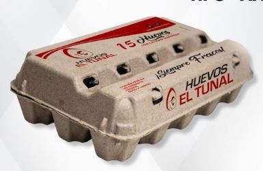 HUEVOS EL TUNAL 15UND ESTUCHADOS TIPO AA
