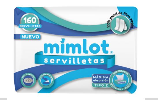 SERVILLETAS MIMLOT X 160UND