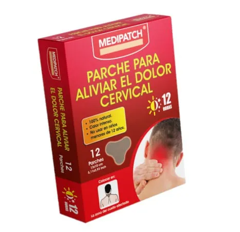 PARCHE PARA DOLOR CERVICAL 12 PARCHES MEDIPATCH