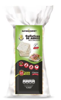 GALLETAS NATURGOURMET 16UND ARROZ