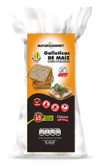GALLETAS NATURGOURMET 16UND MAIZ