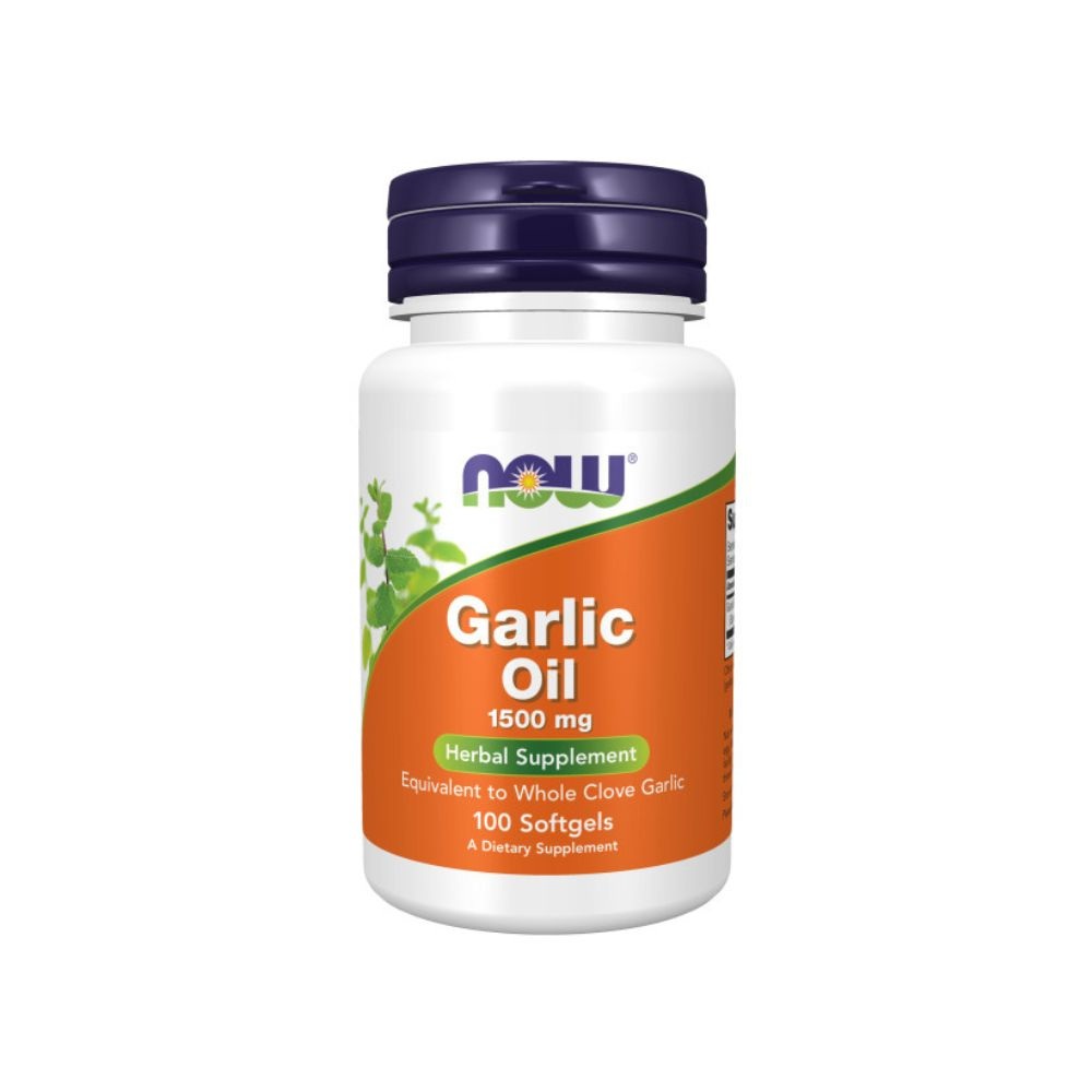 GARLIC OIL 1500MG X 100CAPS ACEITE DE AJO NOW