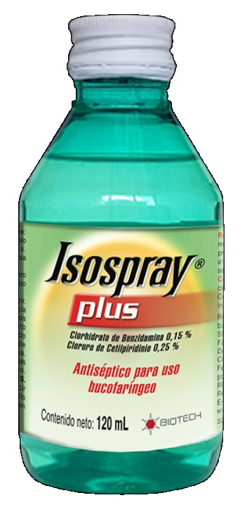 ISOSPRAY PLUS 0,15%/0,25% X 120ML BIOTECH