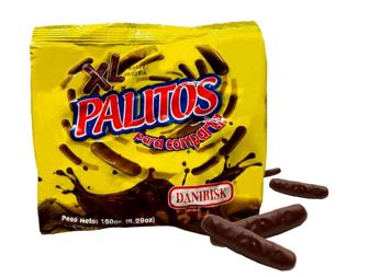 PALITOS DANIBISK 150GR CHOCO XTREME