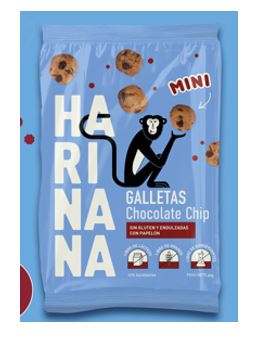 GALLETA HARINANA CHOCO CHIP X 4 UNID