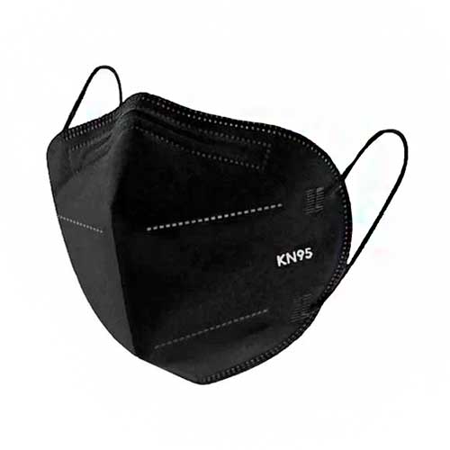 MASCARILLA KN95 X 1UND NEGRA DIPHOCARE