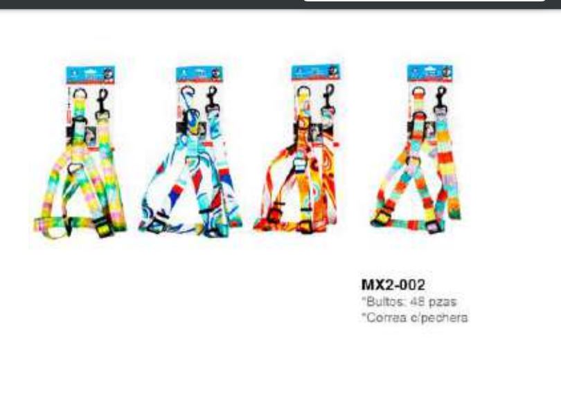 CORREA C/PECHERA MAXCOTAS MX2-002