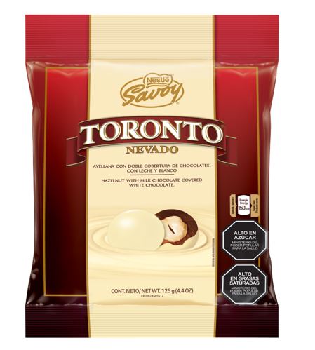 BOMBON TORONTO 125GR NEVADO NESTLE 