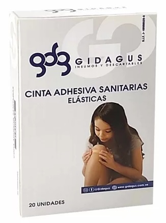 CURITAS ADHESIVAS 20UND RESISTENTE AL AGUA GIDAGUS