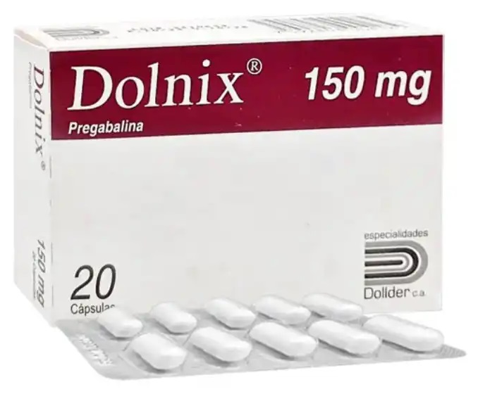 DOLNIX 150MG 20CAP DOLLDER PREGABALINA