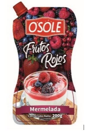 MERMELADA OSOLE 200GR FRUTOS ROJOS