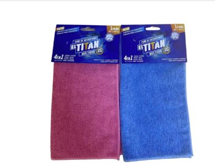 PAÑO EL TITAN MICROFIBRA  30CMX30CM