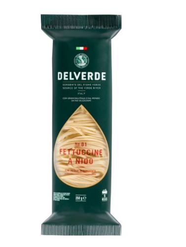 PASTA DELVERDE 250GR FETTUCINNE A NIDO NRO81