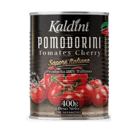 TOMATE KALDINI 400GR CHERRY 