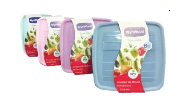 CONTENEDOR WYNWOOD 6UND CUADRADA CLASICA