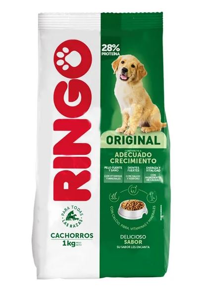 ALIMENTO P/PERRO RINGO 1KG CACHORRO