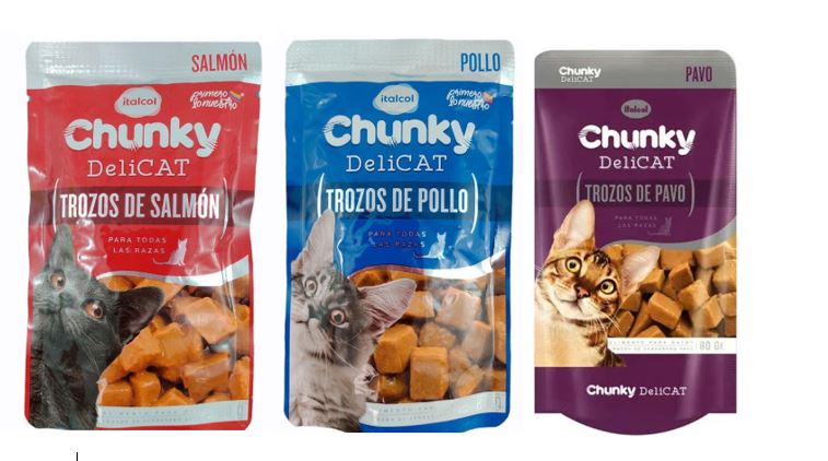 ALIMENTO P/GATO CHUNKY 80GR DELICAT SURTIDO
