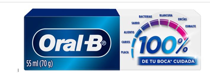 CREMA DENTAL ORAL B 70GR 100%