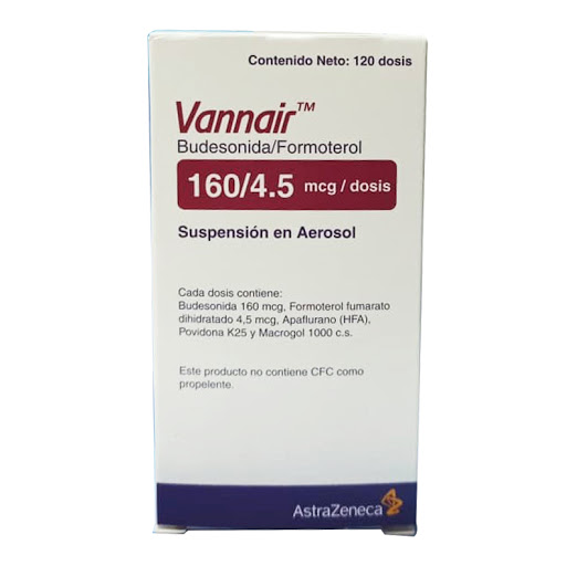 VANNAIR 160MCG 4.5MCG  X 120DOSIS