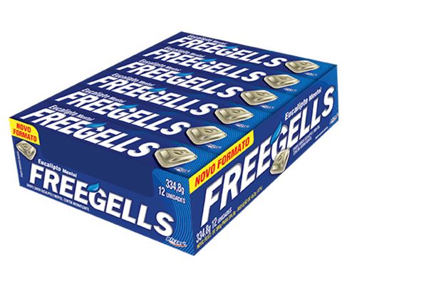 CARAMELOS FREEGELLS 12UND 334GR EUCALIPTO