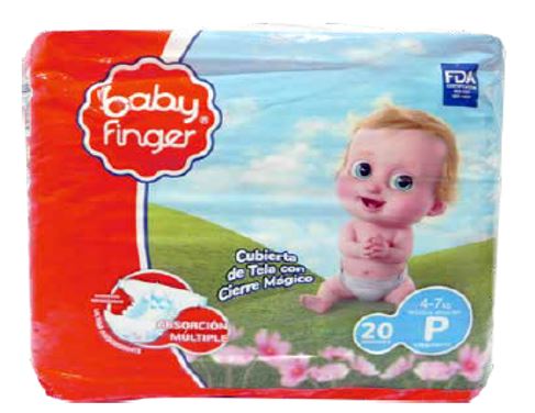 PAÑALES BABY FINGER 20UND P
