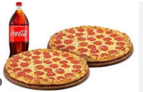 2 PIZZA MIXTA + 1 REFRESCO 1LT