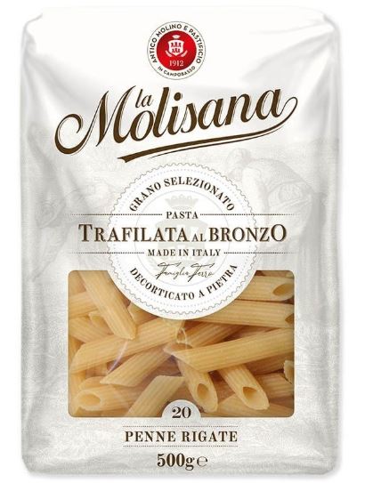 PASTA LA MOLISANA 500GR PENNE RIGATE N20