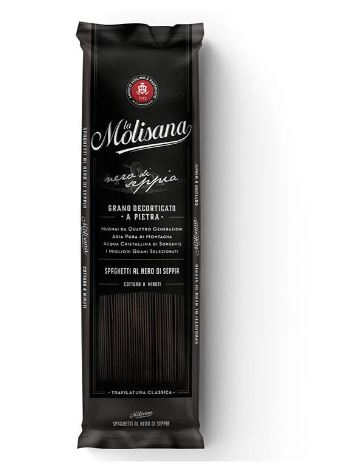 PASTA LA MOLISANA 500GR SPAGUETTI AL NERO DI SEPPIA N615