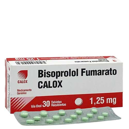 BISOPROLOL FUMARATO 1,25MG X 30TABL CALOX