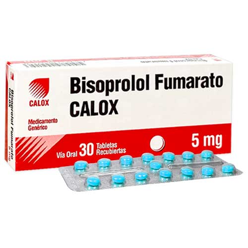 BISOPROLOL FUMARATO 5MG X 30TABL CALOX