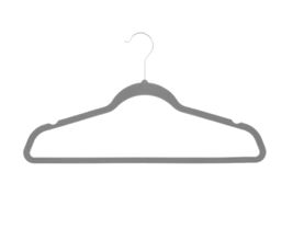 SET DE GANCHOS 10UND TERCIOPELO GRIS