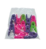 PINZAS DE ROPA ALFA HOGAR 12 PZAS