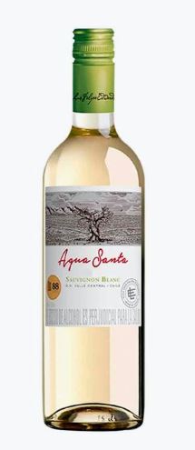 VINO AGUA SANTA 0.75LT BLANCO SAUVIGNON