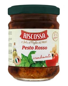 SALSA RISCOSSA 180GR PESTO ROSSO