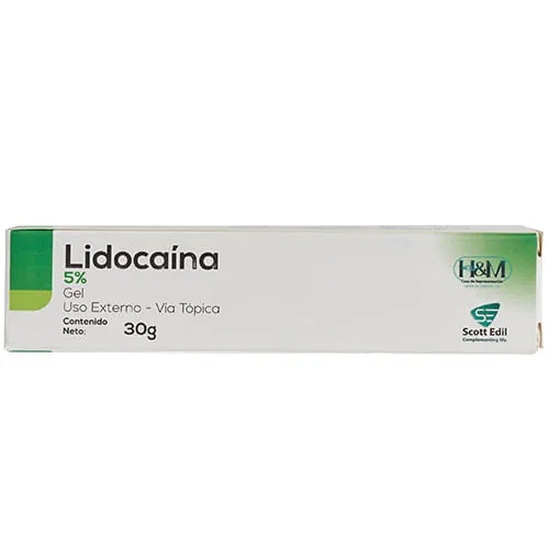 LIDOCAINA GEL 5% X 30GR H&amp;M