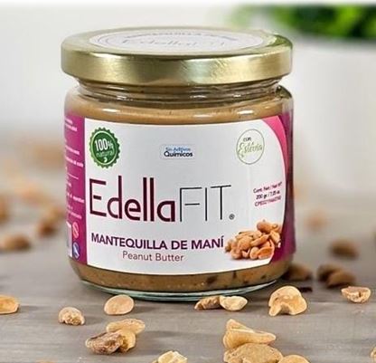 MANTEQUILLA DE MANI EDELLAFIT 200GR NATURAL